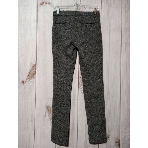 Theory Pants Ladies 2 Gray Tweed Skinny Leg - Picture 2 of 8
